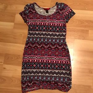 Adorable tight tribal print dress